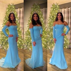 Stunning Blue Sherri Hill